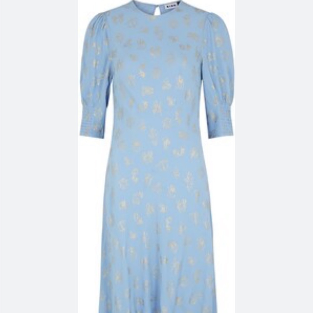 Rixo Zodiac Print Dress